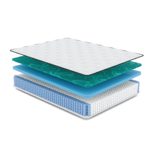 11 inches Gel Memory Foam Quilted Hybrid, Medium, Twin Mattress, , on-hover image number null