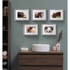 8 X 10 Picture Frame W-Mat/11 X 14 Without Mat - Black - 5 Units, , alternate image number null