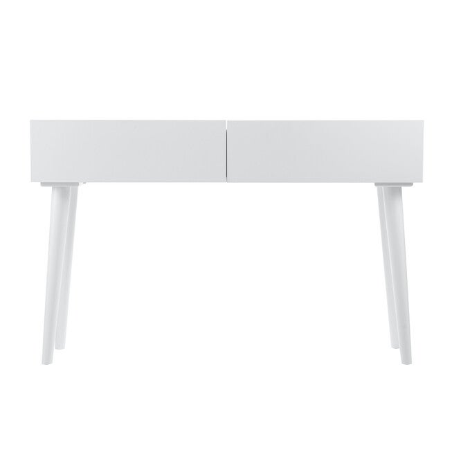 Leverdale Bright White Console Table, , alternate image number 1