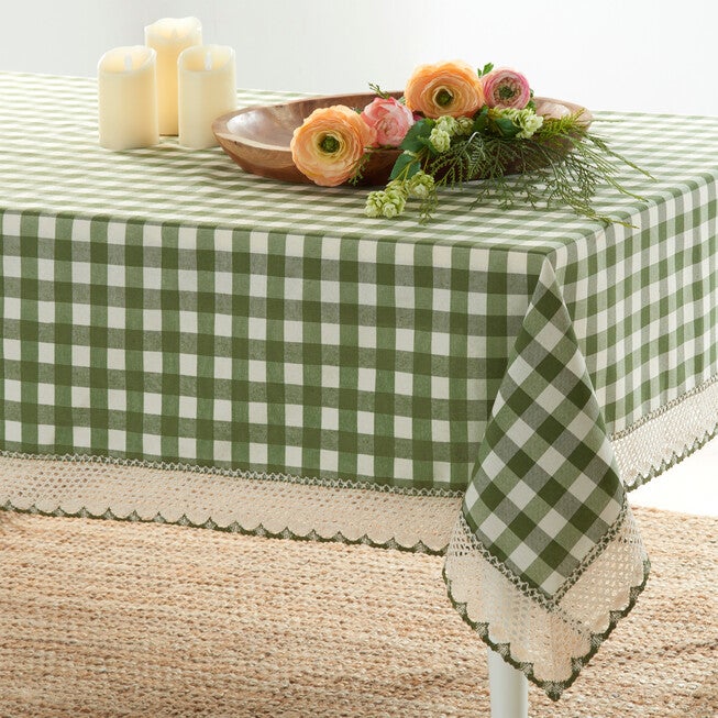 Buffalo Check Tablecloth - 60-in x 84-in, , alternate image number null