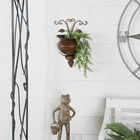 Dark Brown Iron Traditional Planter, , alternate image number null
