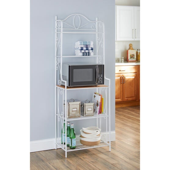Scroll Baker's Rack, WHITE, hi-res image number null
