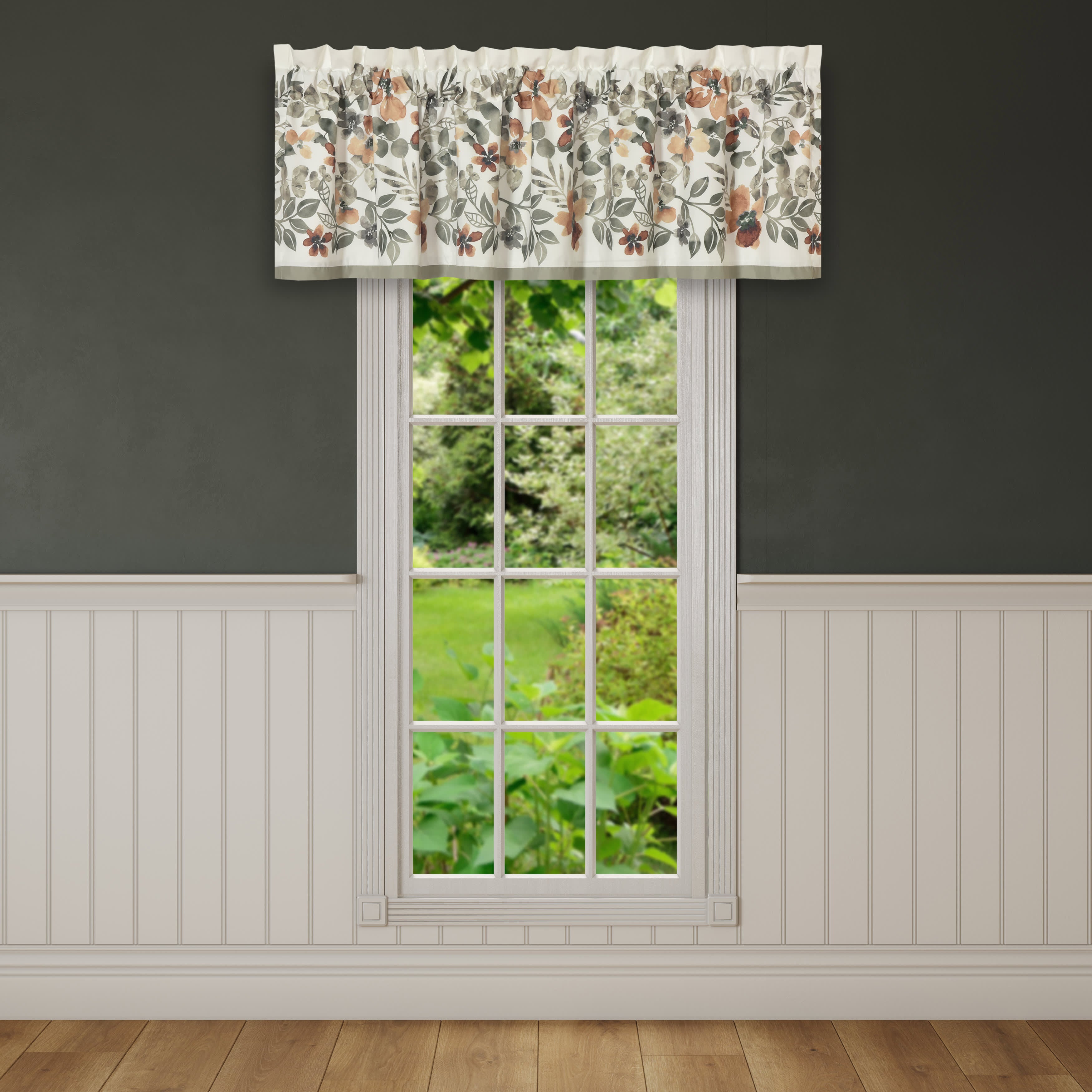 Evergreen Window Straight Valance, SAGE, hi-res image number 0
