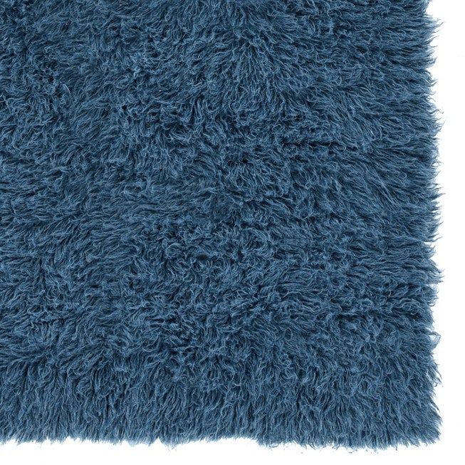 Flokati Denim Blue Rug, , alternate image number 2