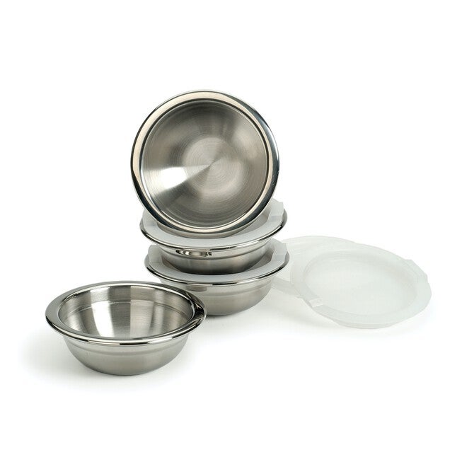 Prep Bowls With Lids, Set of 4, GRAY, hi-res image number null