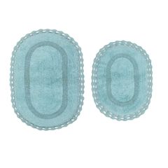 Hampton Crochet 2 Piece Bath Rug Collection