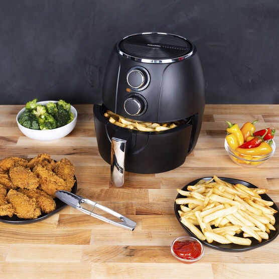Kalorik 3 Quart Mechanical Air Fryer, Matte Black Catherine's