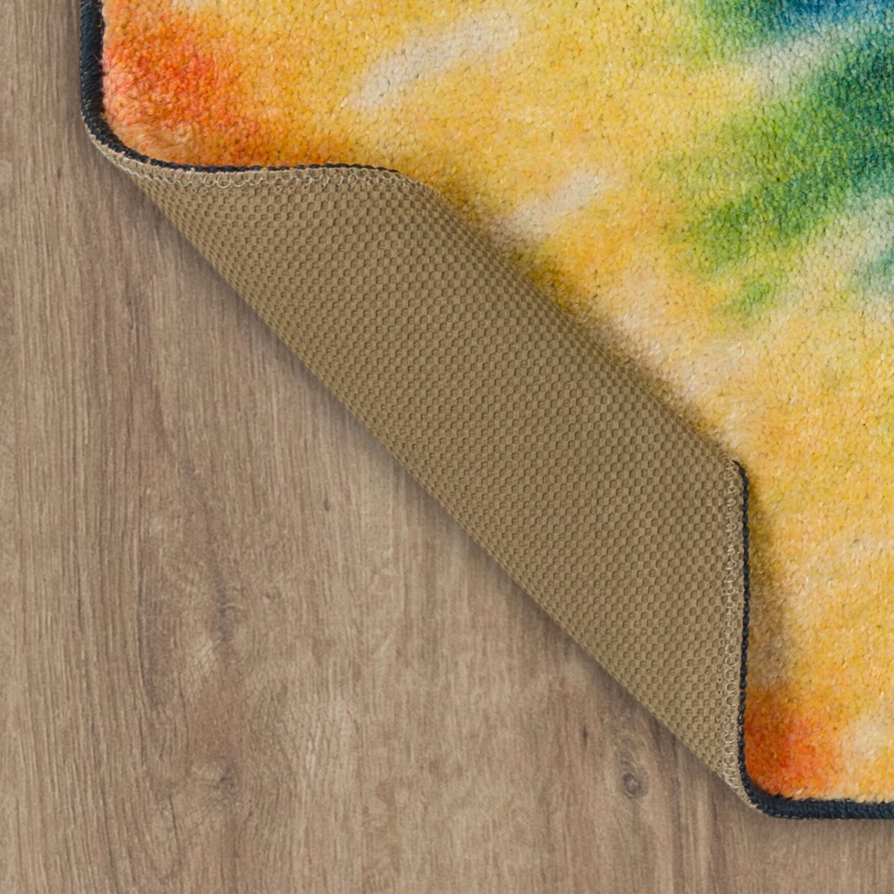 Tie Dye Vibes Multi Kitchen Rug, , alternate image number 2