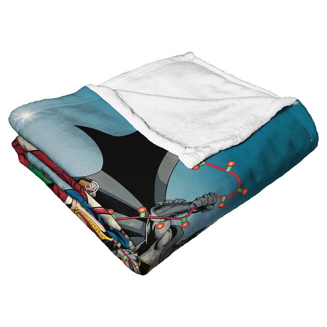 Wb Dc Justice League Super Sleigh Silk Touch Throw, , alternate image number 4
