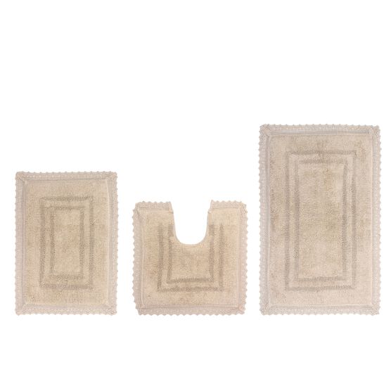 Opulent 3-Pc. Bath Mat Set, LINEN, hi-res image number null