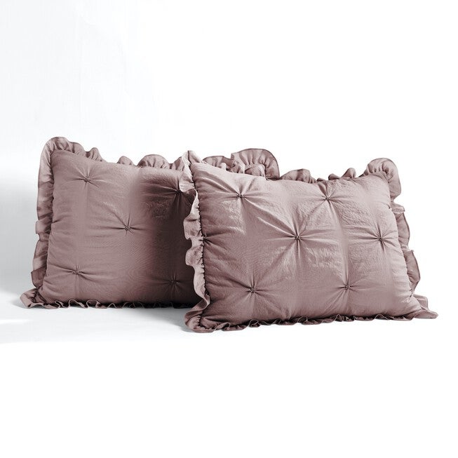 Ravello Pintuck Ruffle Skirt Bedspread 3 Pc Set, , alternate image number 22