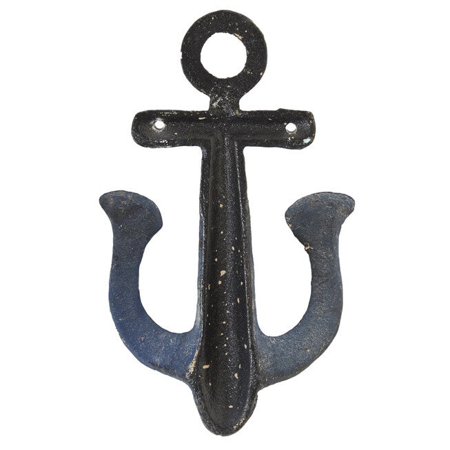 Set Of 4 Multi Colored Metal Coastal Wall Hook Wall Hook, , on-hover image number null