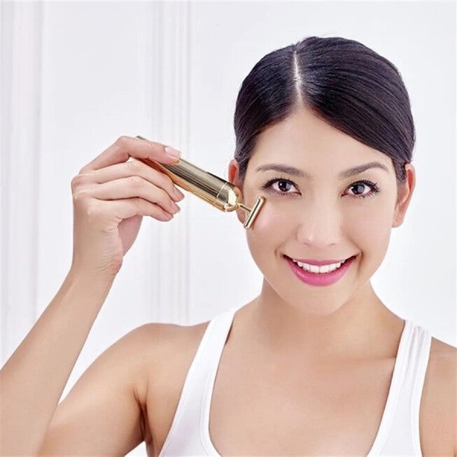 Gold Pulse Facial Massager, , on-hover image number 1