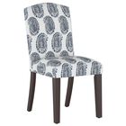 Block Paisley Back Dining Chair, PAISLEY NAVY, hi-res image number null