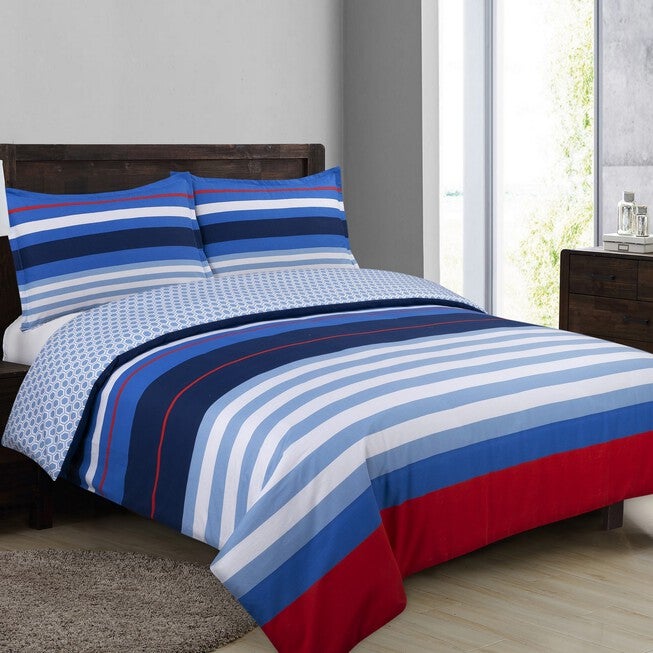 Harbor Stripe Duvet Cover Set, , alternate image number 2
