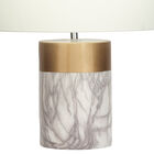 Cosmoliving By Cosmopolitan White Stone Table Lamp, , on-hover image number 1