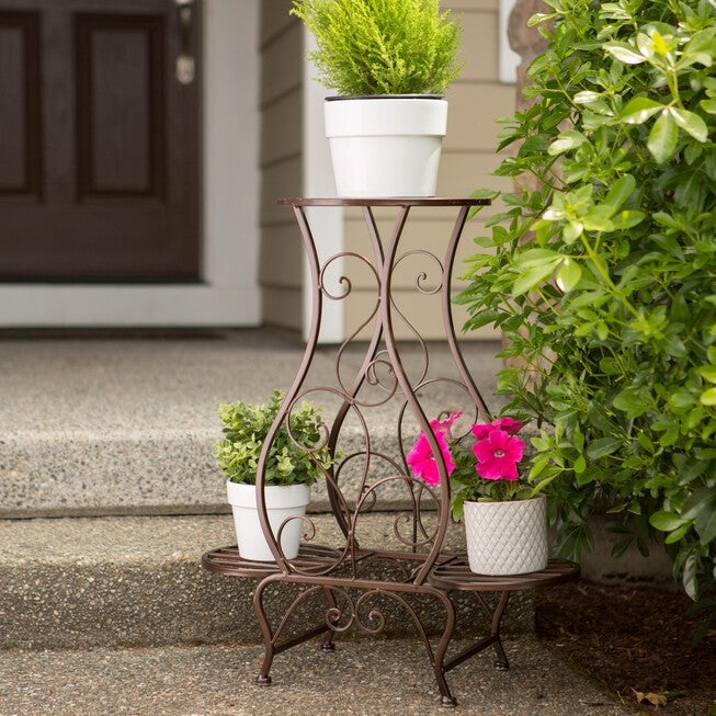 Hourglass Triple Plant Stand, , alternate image number null