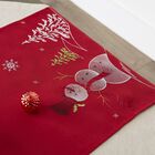 Embroidered Snowman Table Runner, , alternate image number null