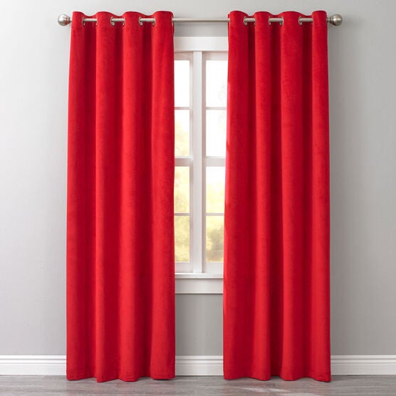 BH Studio Velvet Grommet Panel, SANTA RED, hi-res image number null
