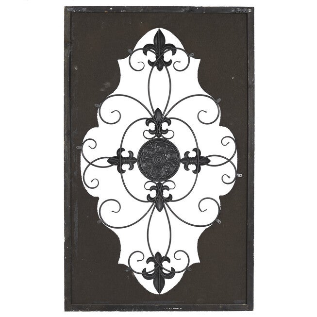 Cream Rustic Ornamental Wood Wall Décor, , alternate image number null