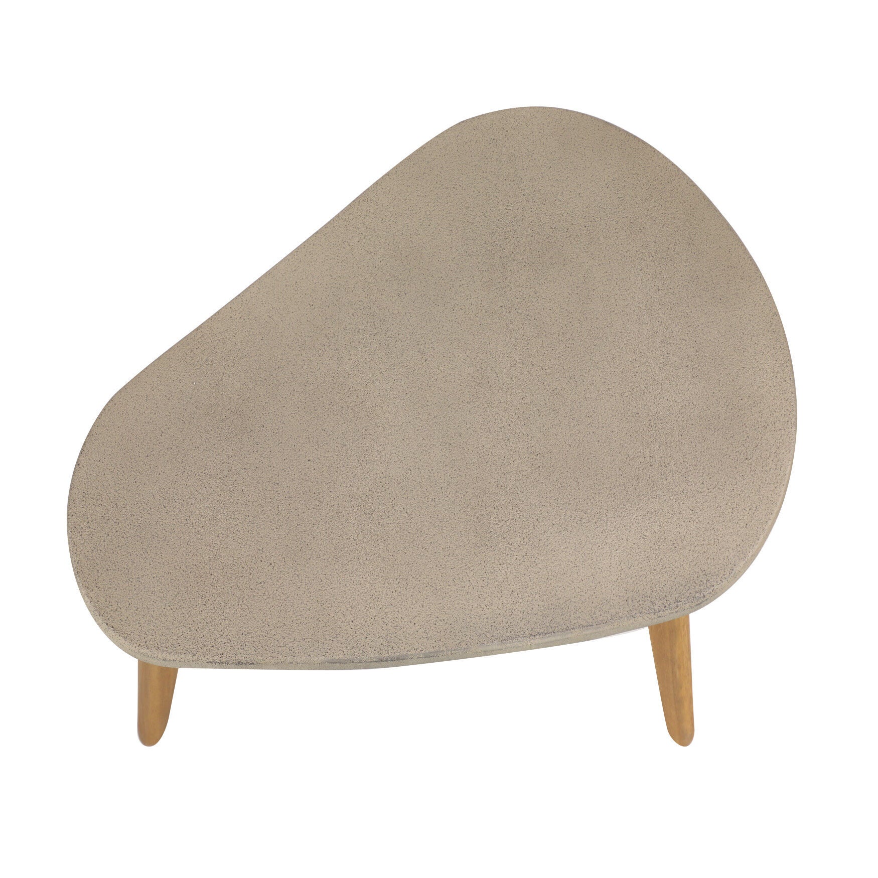 Grey Resin Modern Outdoor Accent Table, , alternate image number 2