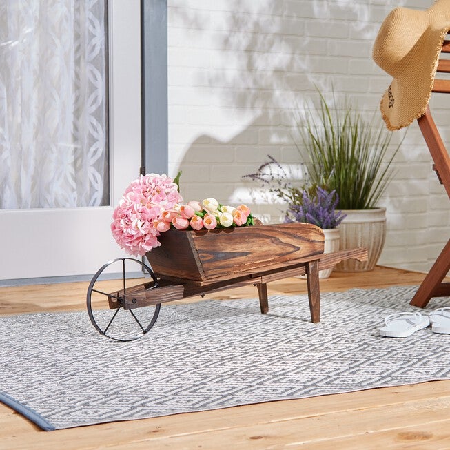 Country Flower Cart Planter, , alternate image number 4