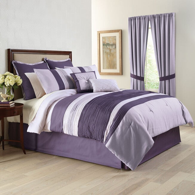 Bedford 8-Pc. Comforter Set, WISTERIA, hi-res image number 0