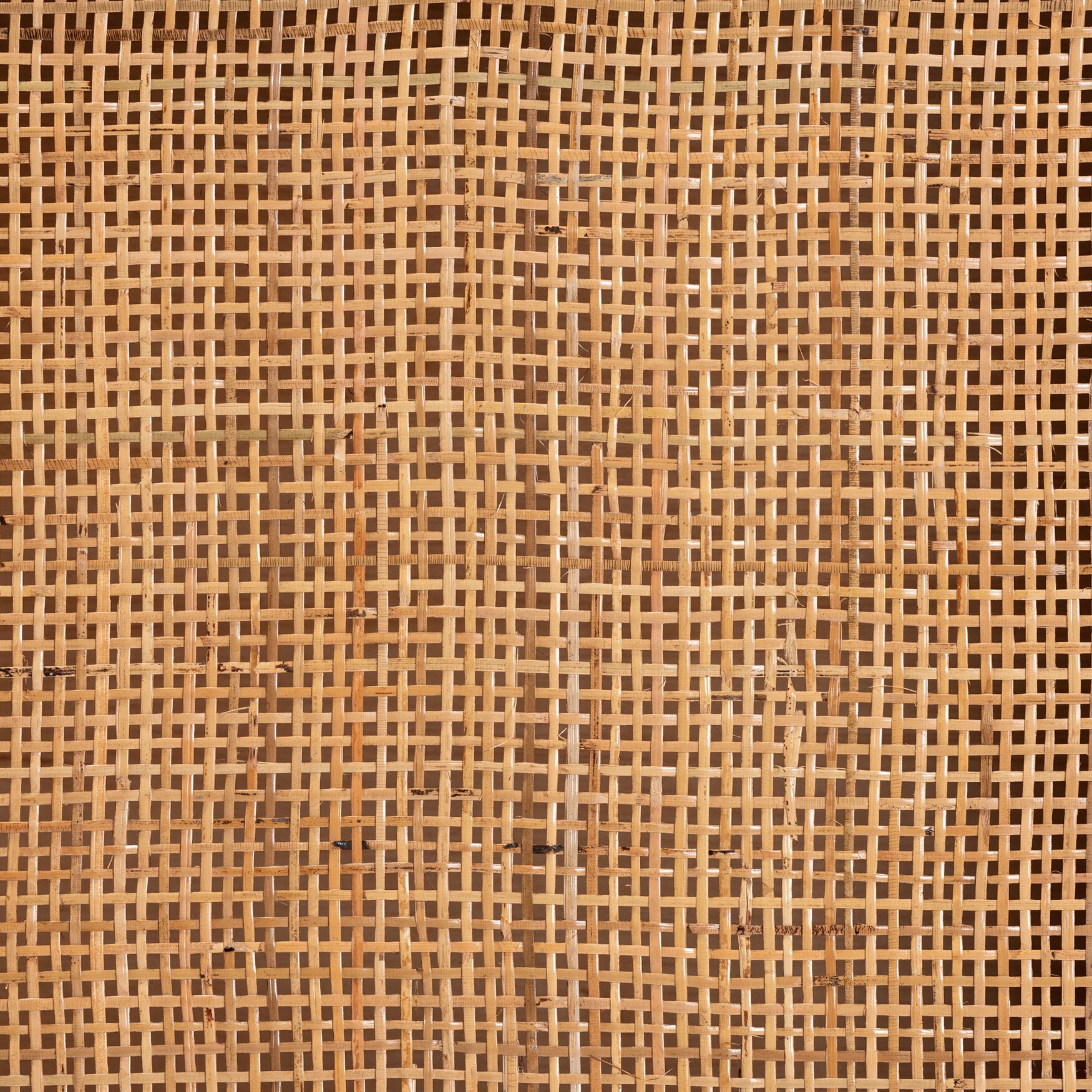 Adelia Modern Bohemian Natural Rattan And Mahogany Wood 1-Drawer Nightstand, , alternate image number 7