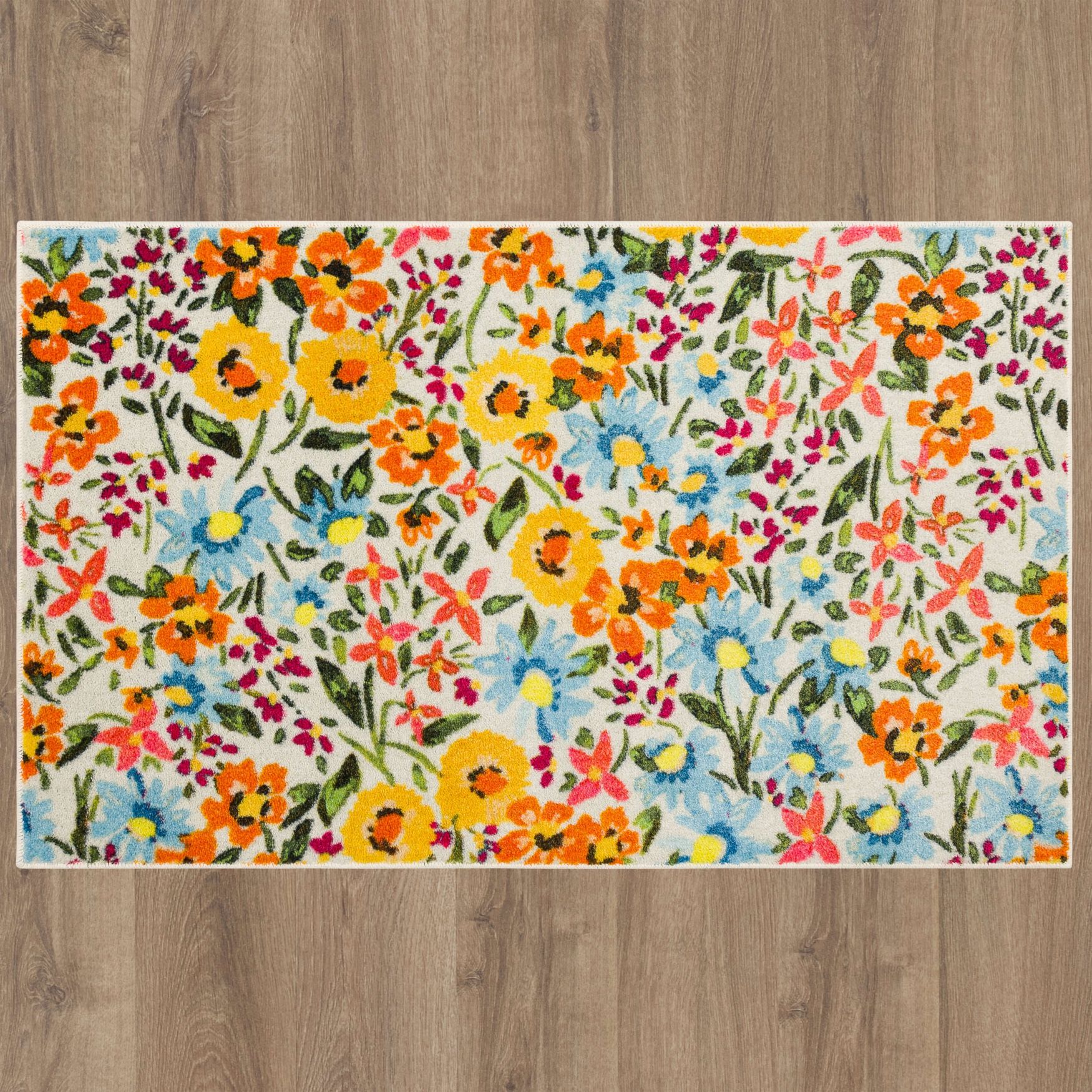 Flower Field Kitchen Rug, , alternate image number 6