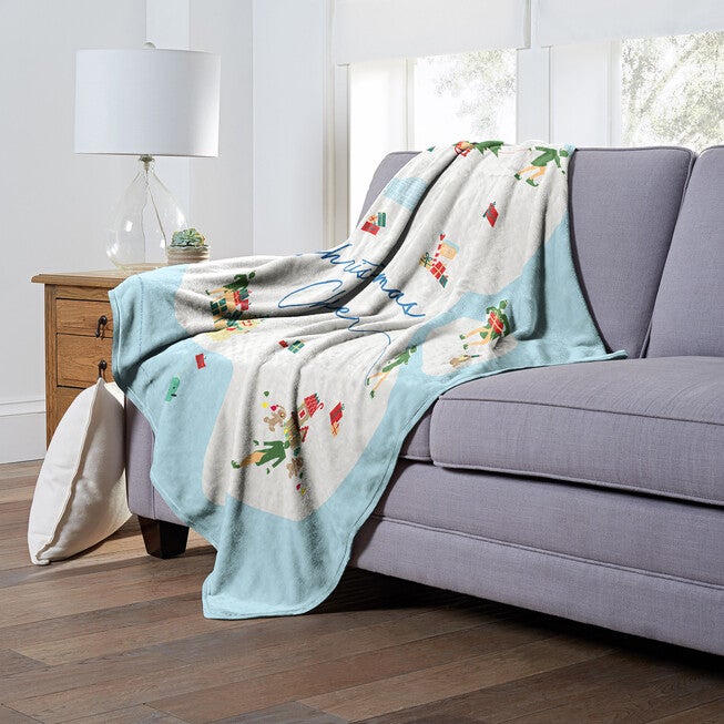 Wb Elf Christmas Cheer Silk Touch Throw Blanket, , alternate image number null