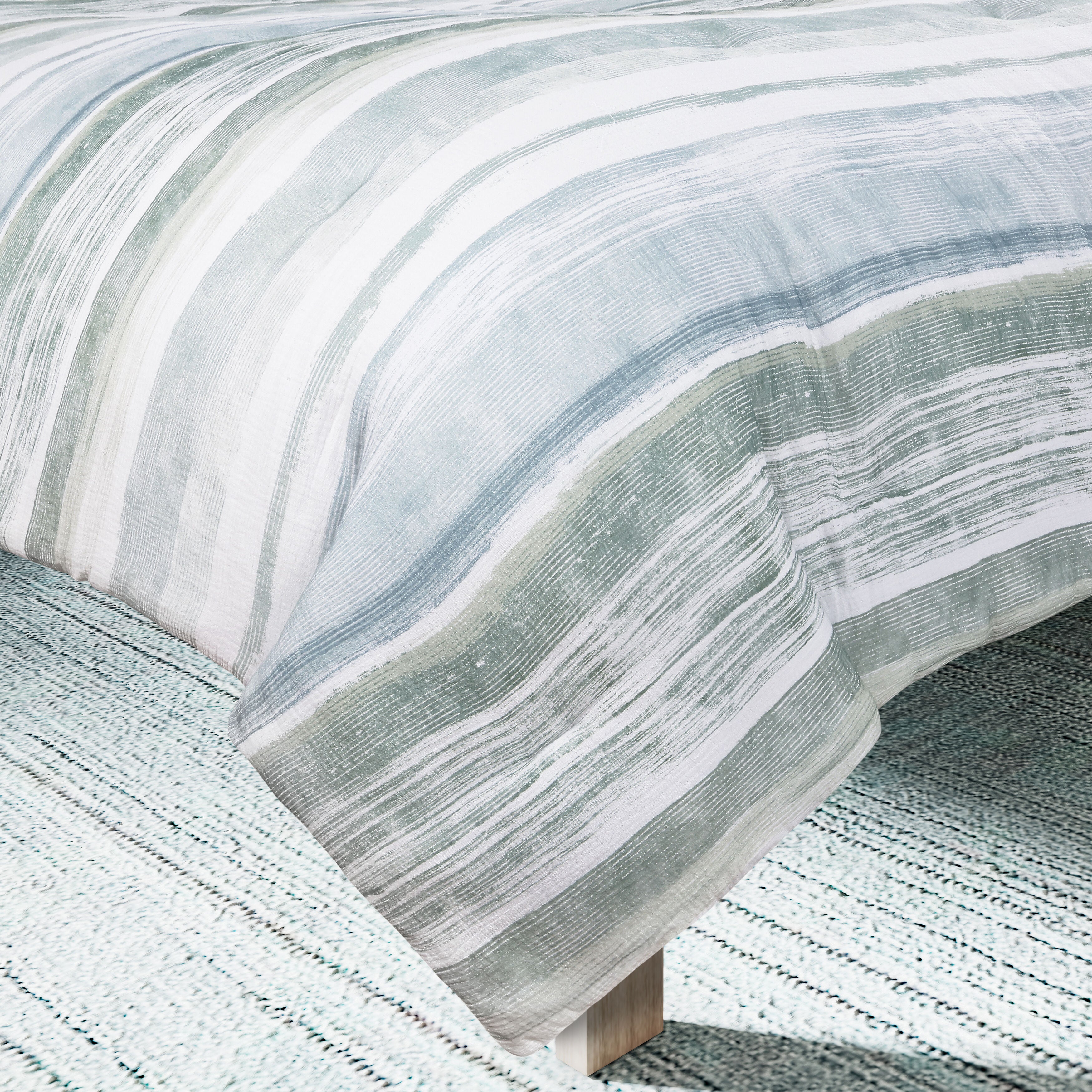 SURF COMFORTER SET, AQUA, alternate image number 3