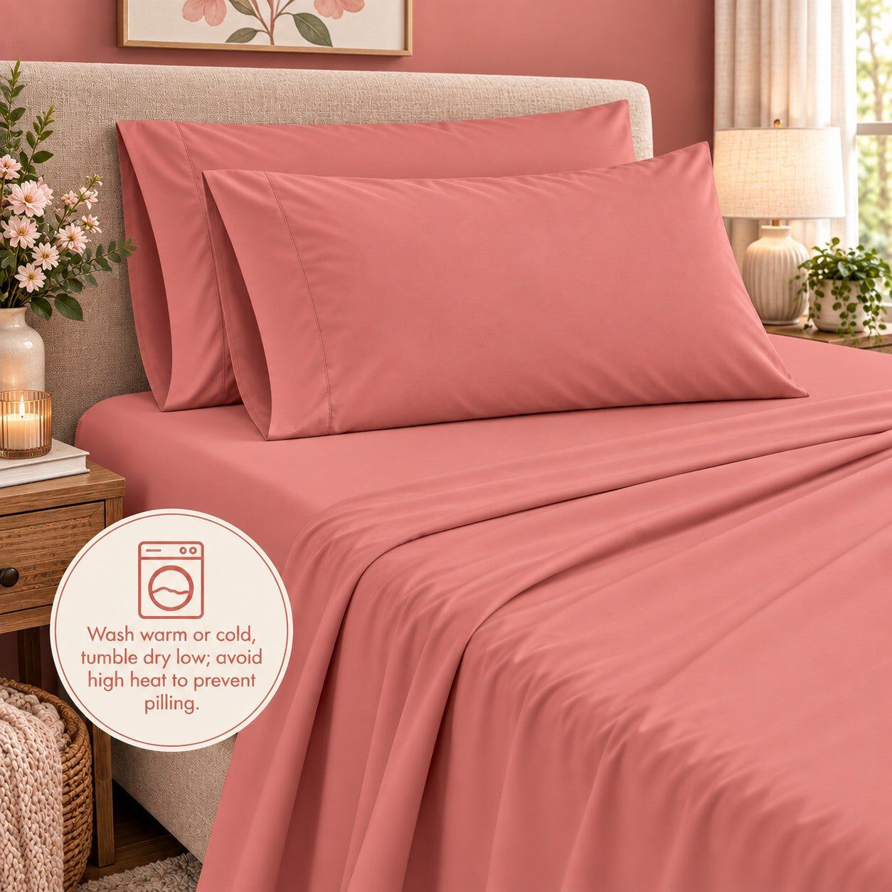 BH Studio Solid Microfiber Sheet Set