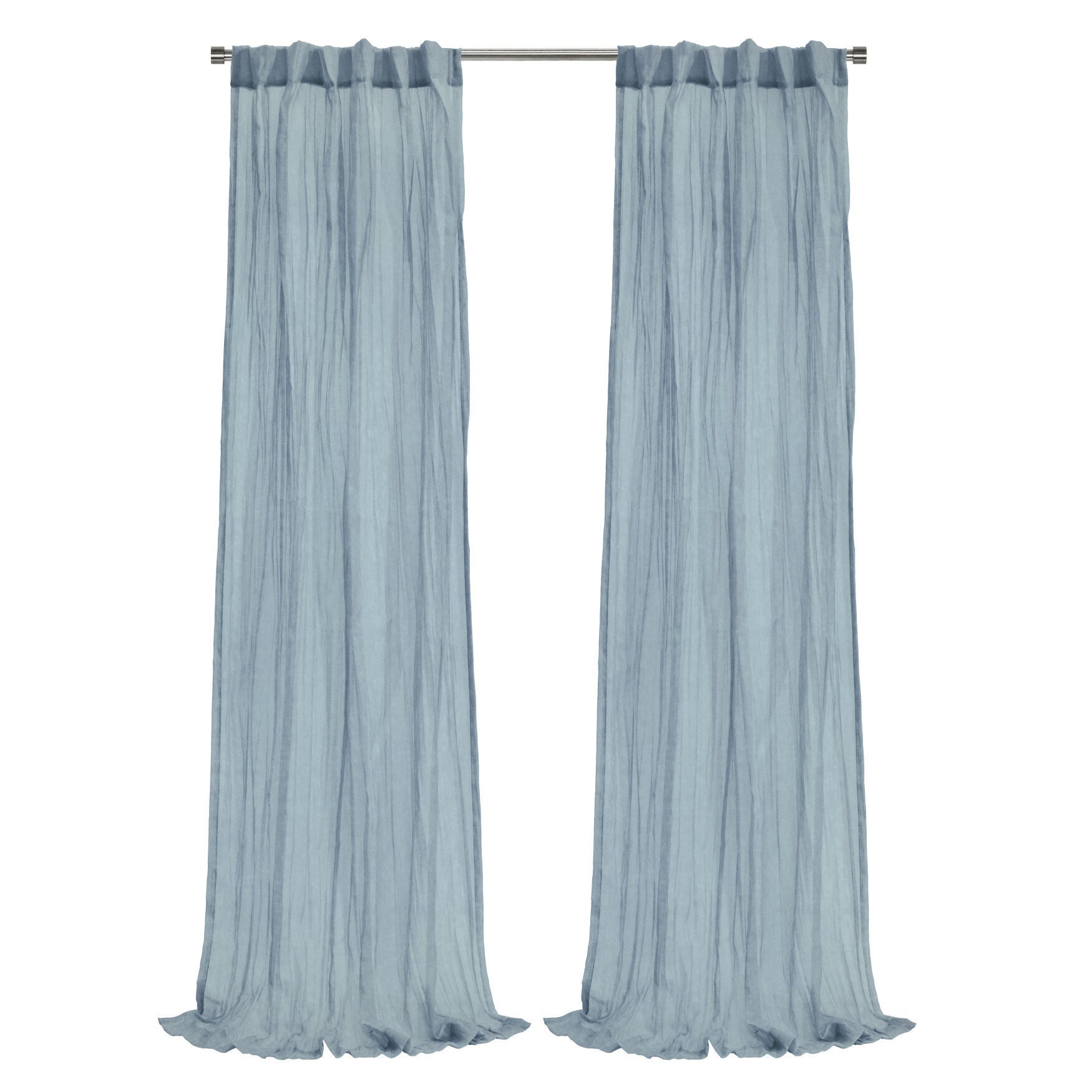 Paloma Sheer Dual Header Curtain Panel, , alternate image number 6