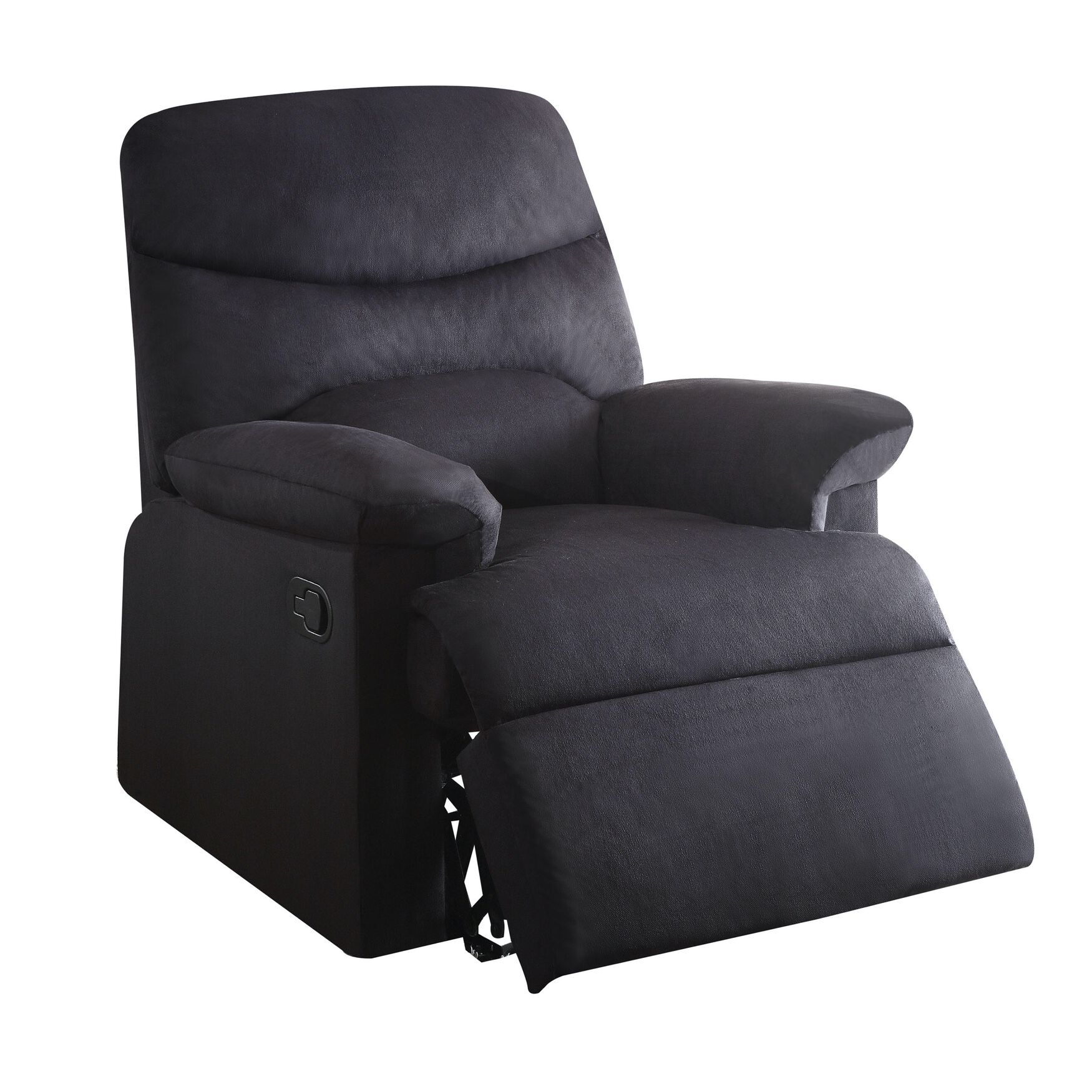 Recliner (Motion), BLACK WOVEN FABRIC, hi-res image number 0