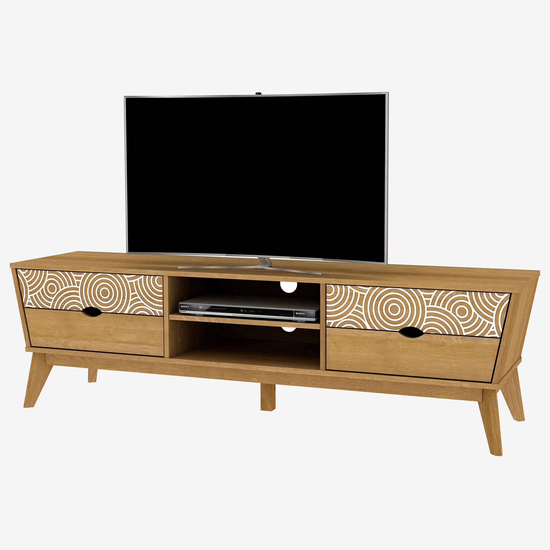 Auckland TV Stand, OAK, hi-res image number 0