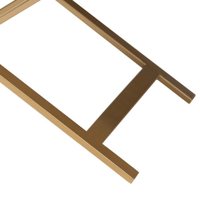 Lilibet Modern Glam And Luxe Black Finished Wood And Gold Metal 1-Drawer End Table, , alternate image number 13