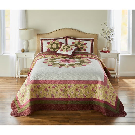 Virginia Bedspread, PURPLE MULTI, hi-res image number null