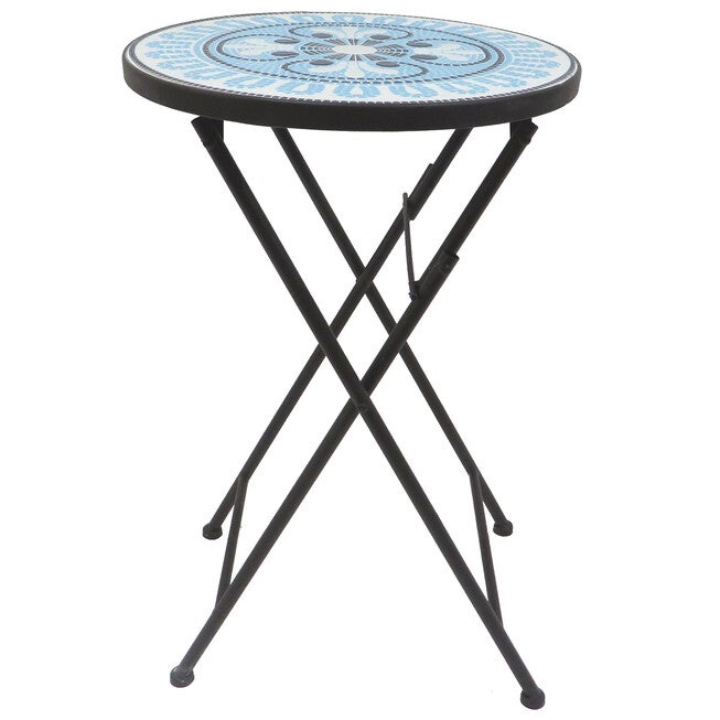 Lori Mosaic Folding Side Table, , alternate image number null