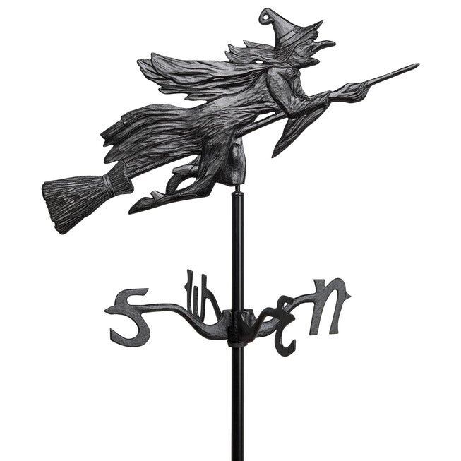 Flying Witch Garden Weathervane, , on-hover image number 1