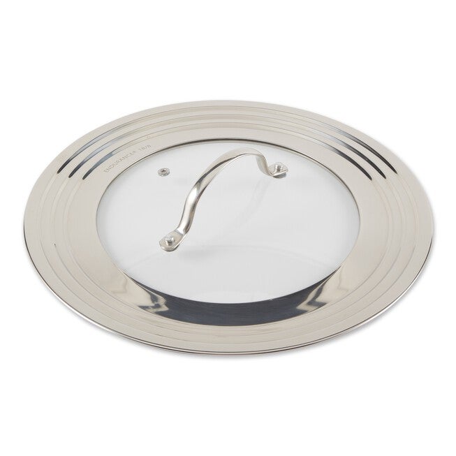 Universal Lid - 7-12 inches with Glass, GRAY, hi-res image number null