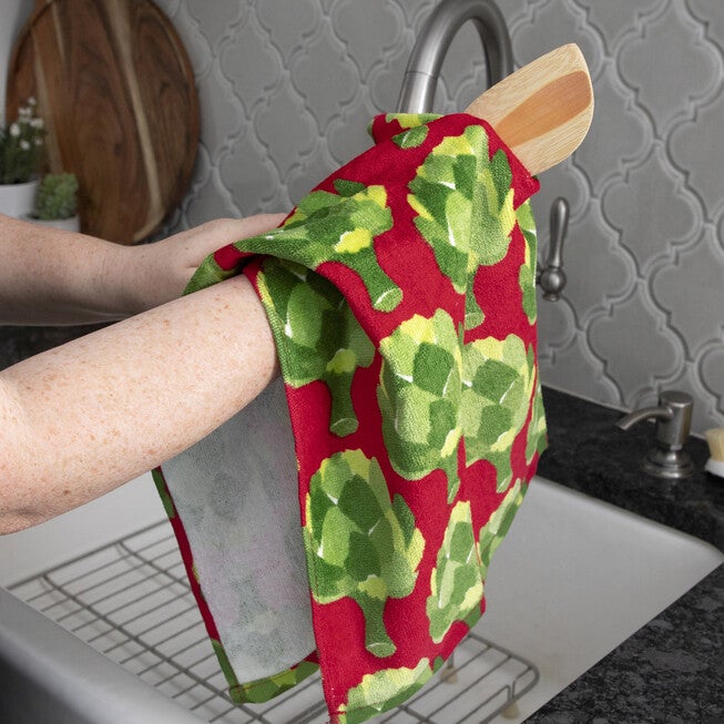 Fiber Reactive Print Kitchen Towels, Set Of 2 Towel, , alternate image number 2