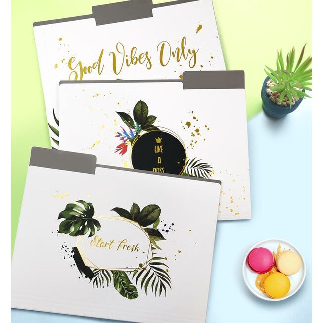 Inspirational Filing Inspirational File Folders Set - 12 Designs, O | Catherines