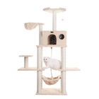 Mult-Level Real Wood Cat Tree Hammock Bed, Climbing Center, , alternate image number null