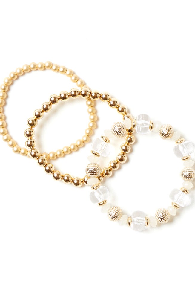 Touch Of Sunshine Bracelets, COCONUT MILK, hi-res image number null