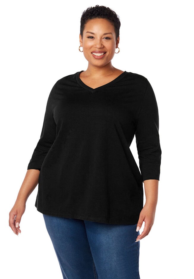 Suprema V-Neck Tee, , hi-res image number null