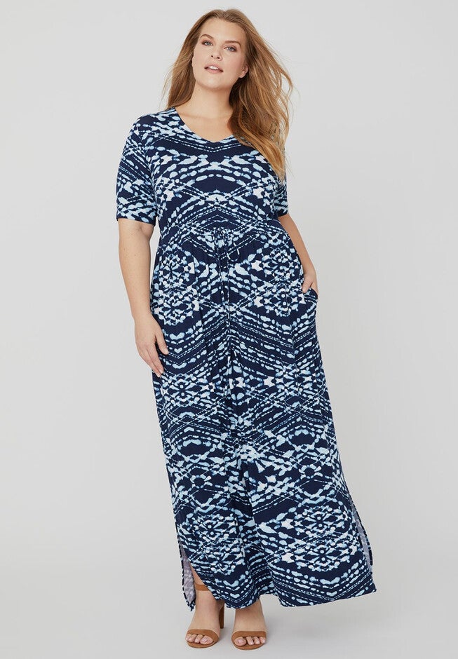 Ocean View Maxi Dress, MARINER NAVY, hi-res image number null