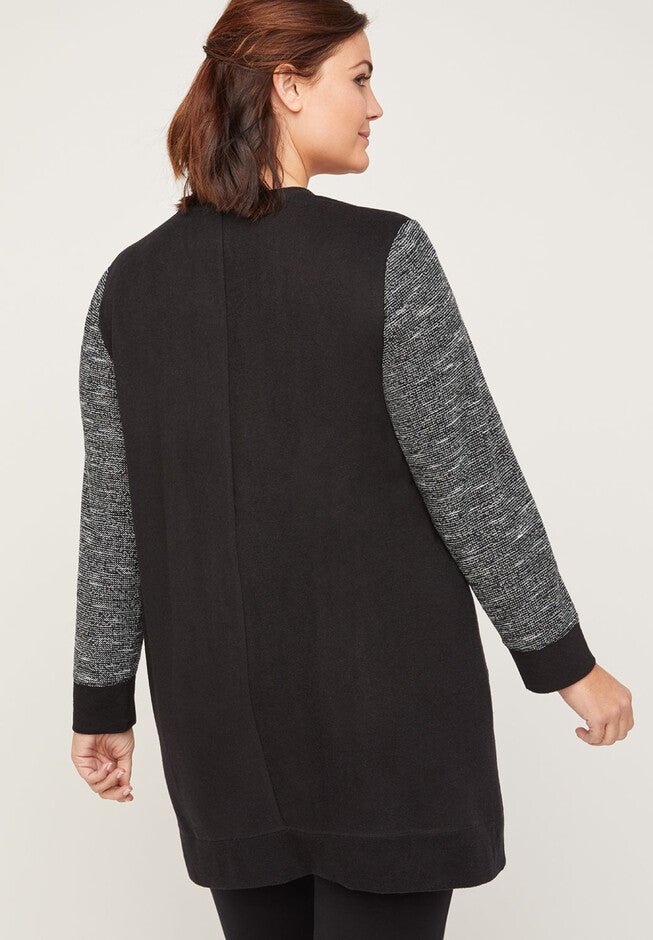 ComfySoft Mixed Fabric Tunic, , on-hover image number 1