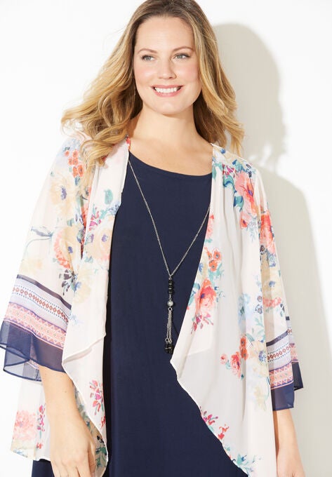 Cascade Jacket Dress, , alternate image number null