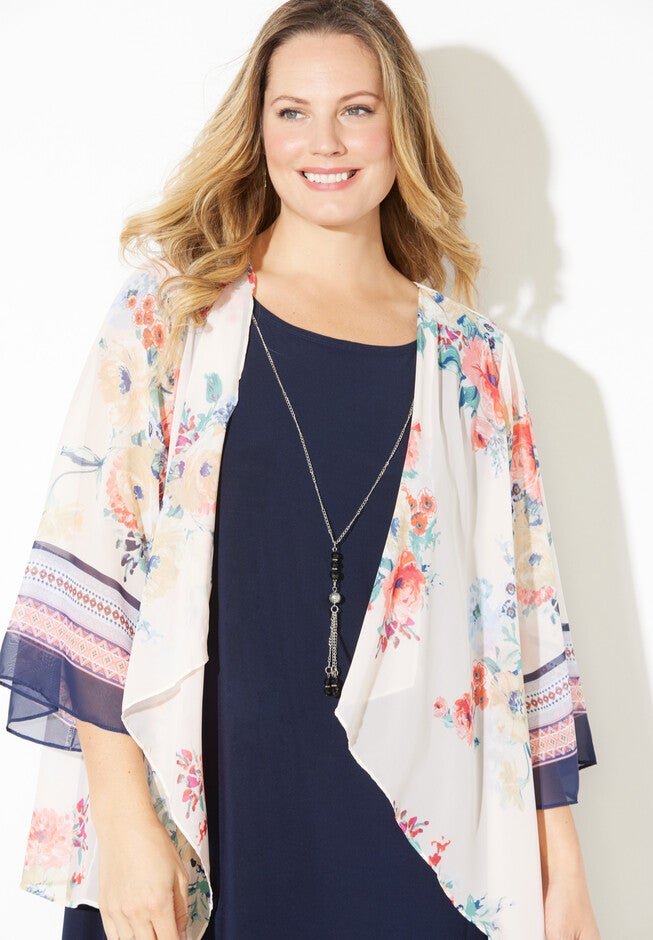 Cascade Jacket Dress, , alternate image number null