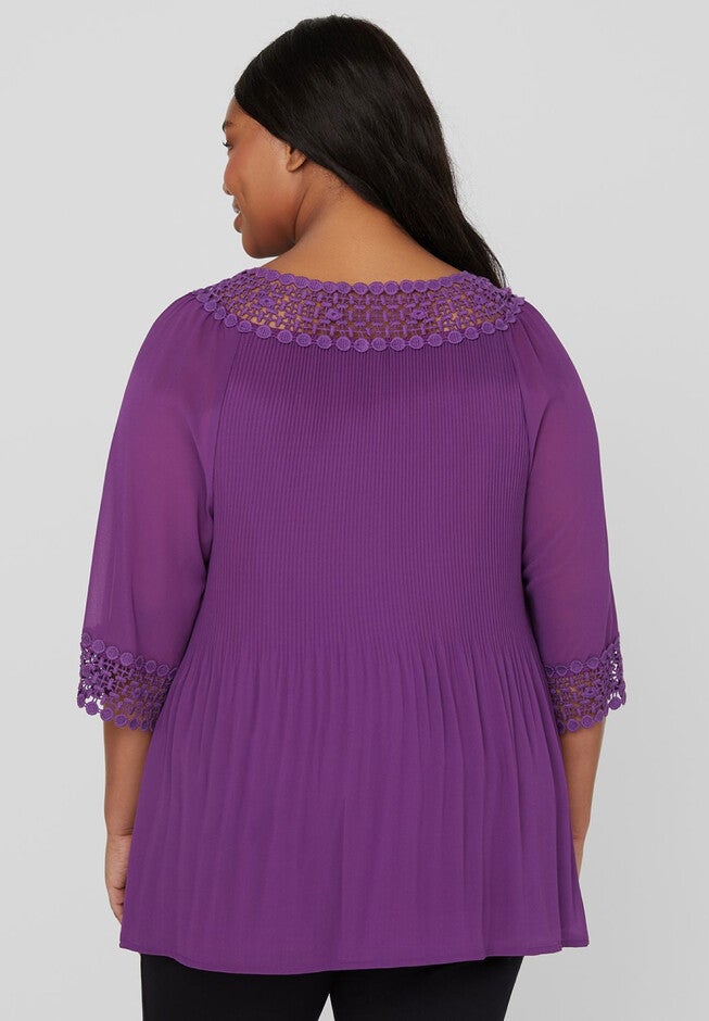 Graceful Pleated Top, , on-hover image number null